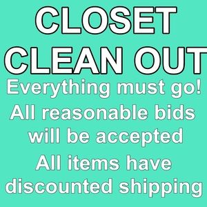 CLOSET CLEARING!